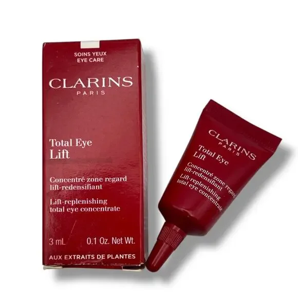 NIB Clarins Total Eye Lift Replenishing Concentrate Travel Size 0.1 oz/ 3ML - Picture 3 of 9